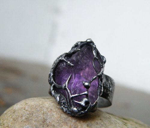 Achéris...(Ametyst) prsten