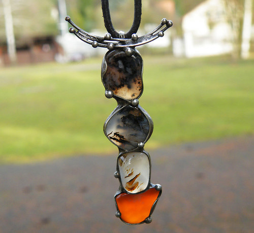 Vnitřní světy...(dendritické Acháty, Karneol)