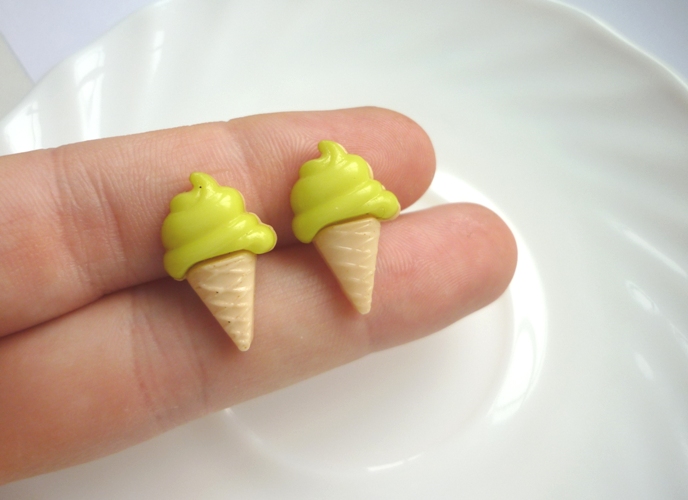 Zmrzliny - náušnice pecky