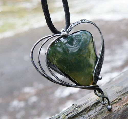 Srdce lesa...(Mechový Achát)