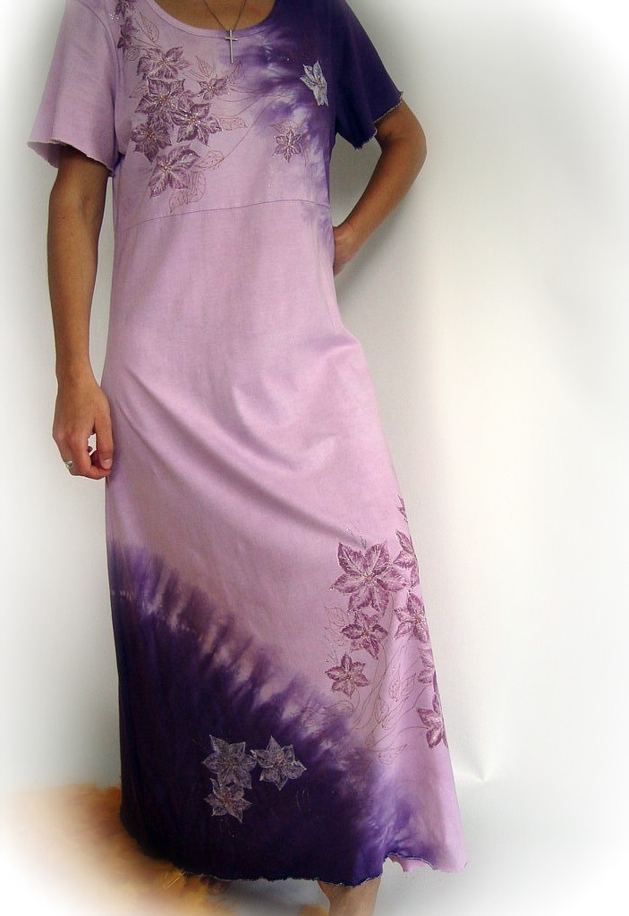 Šaty jako malované - SLEVA !