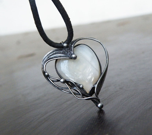 Andělské srdce...(Měsíční kámen)