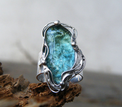 Tajemství hlubin...(luxusní sklo) souprava