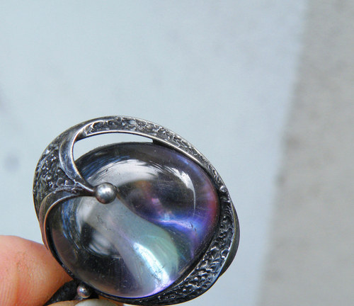 Duha v řece... (křišťál Aqua aura)