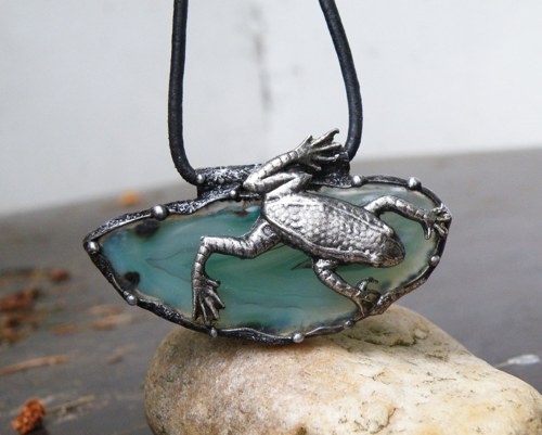 U lesního jezírka...(achát) 