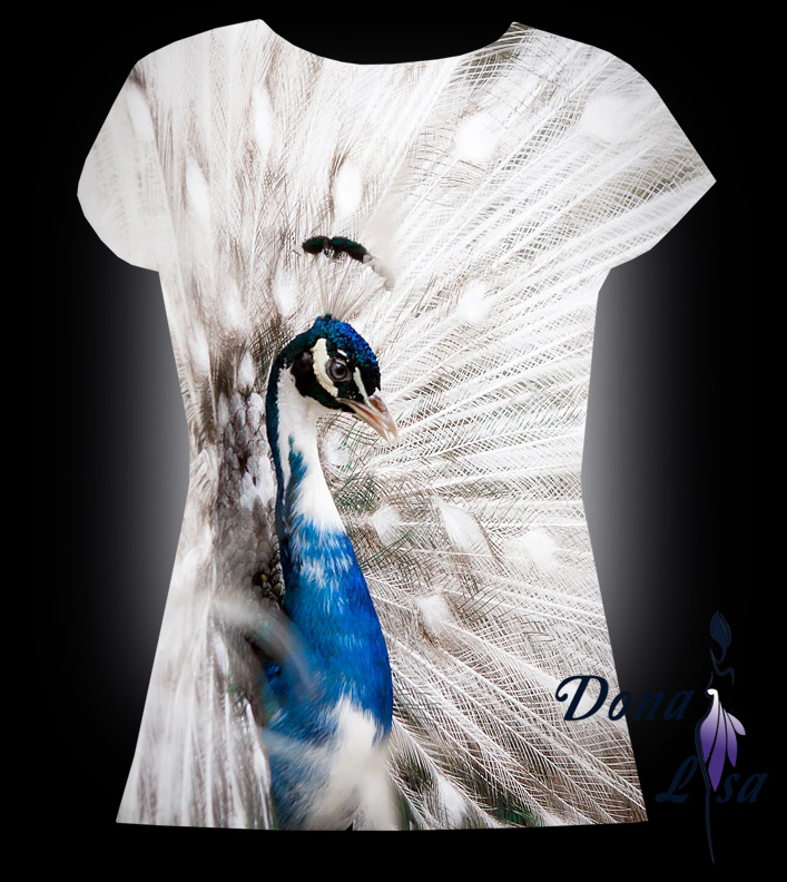 Dámské tričko Paví nalada Vel.S-M