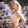  Ružový hačkovaný letní top na praní crop top boho
