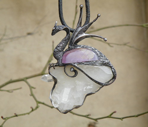 Artenara...z ledových skal...(Křišťál, Ametyst)