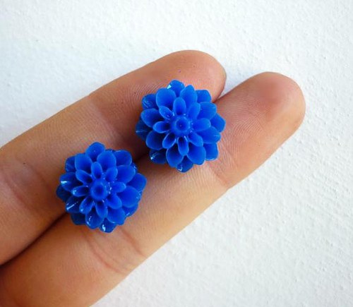 Námořnické květy - náušnice