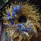 Věnec - Lněný v modrém...