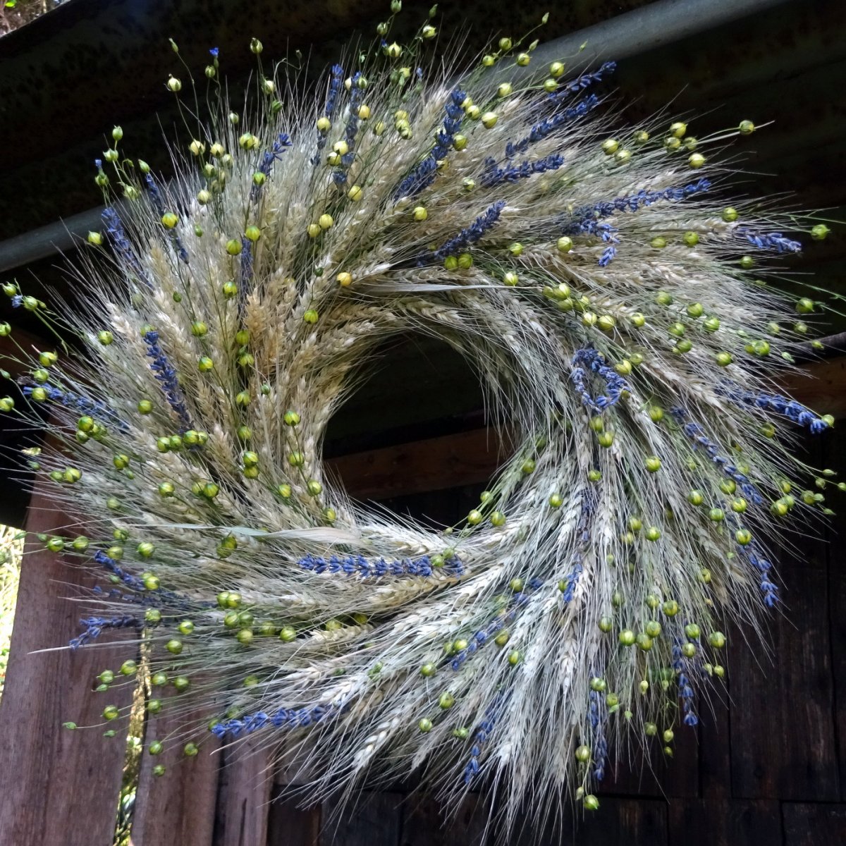 Věnec - Pšenice, len, levandule