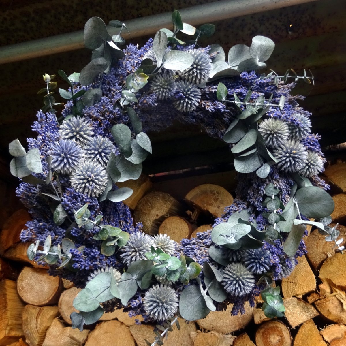 Věnec - Levandule, eucalyptus