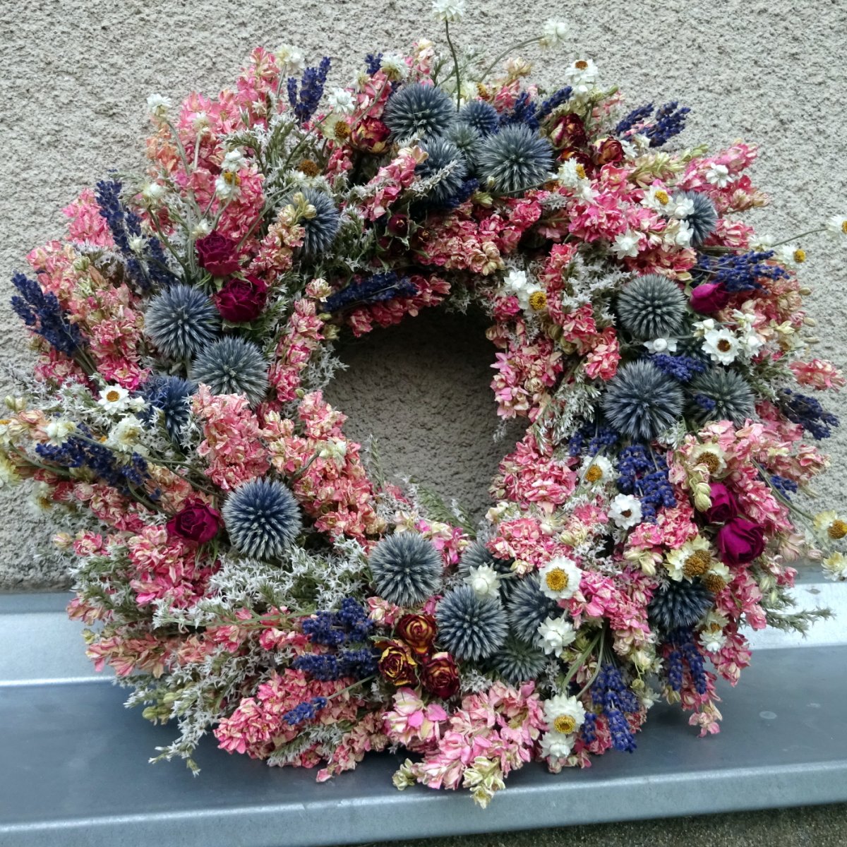 Věnec - Růžová ostrožka 2