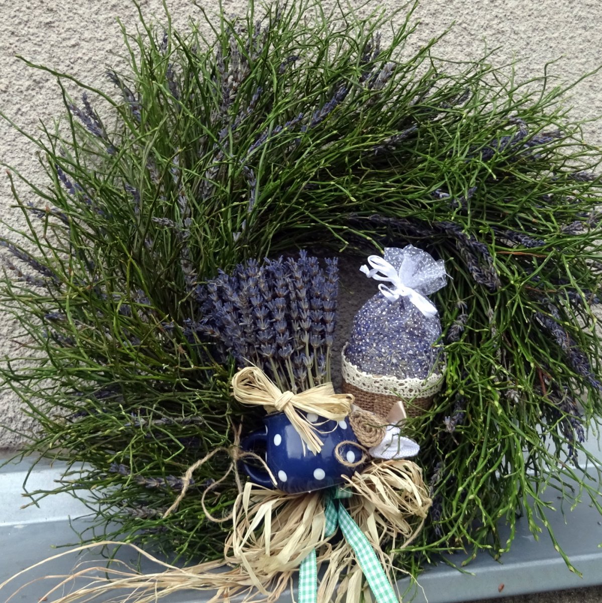 Věnec - Levandule v zeleném