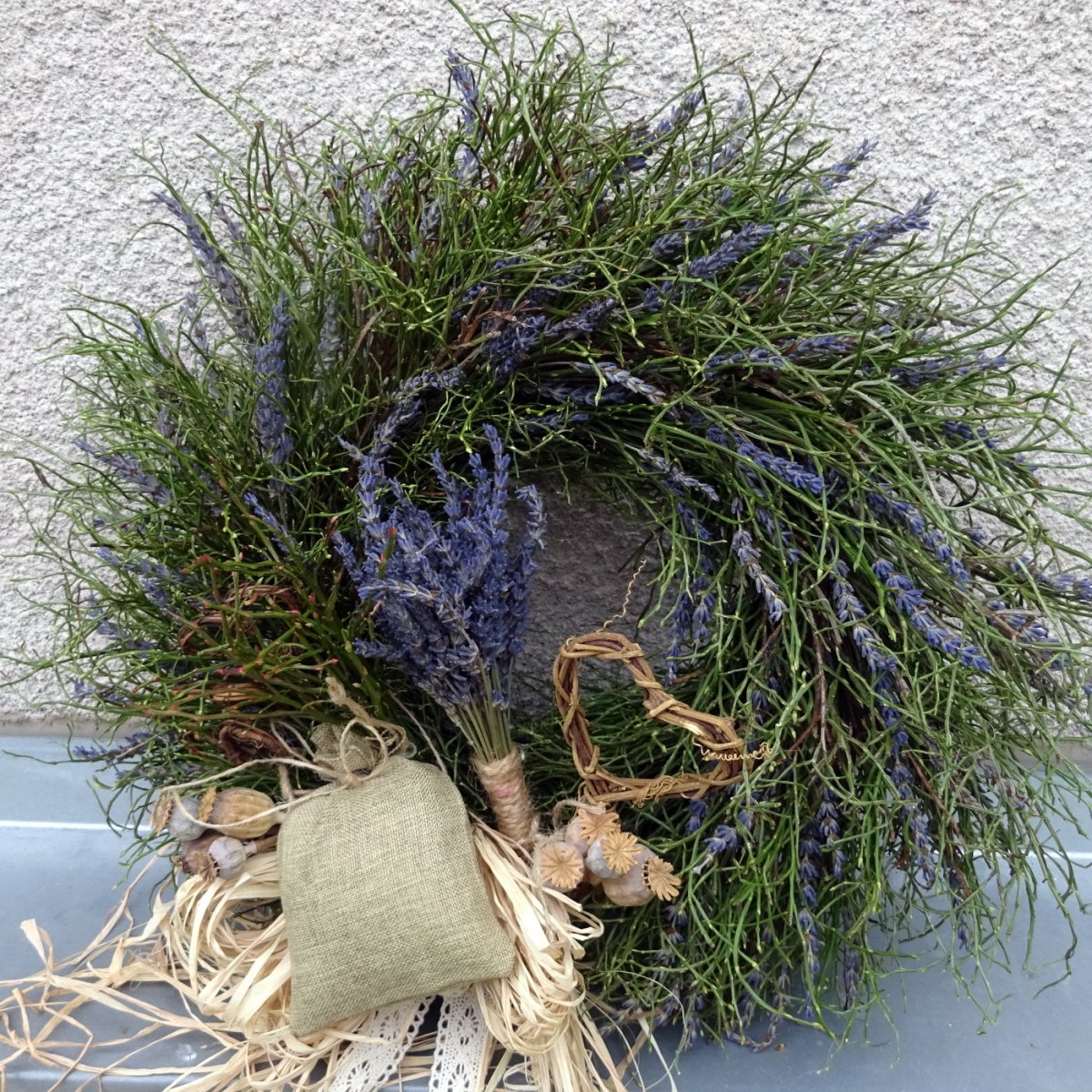 Věnec - Levandule v zeleném 2