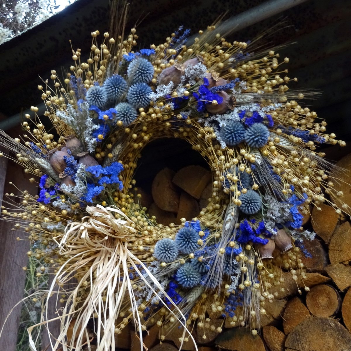 Věnec - Lněný modrásek, velikán