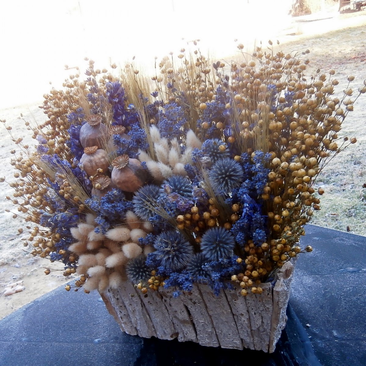 Březová zahrádka v modrém 2