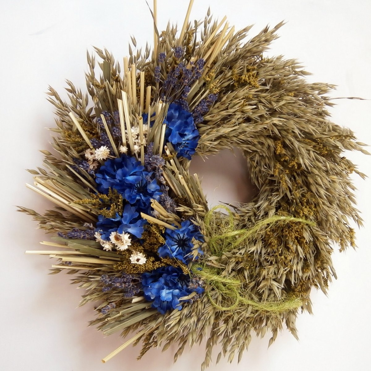 Věnec - Levandule,chrpy, oves...