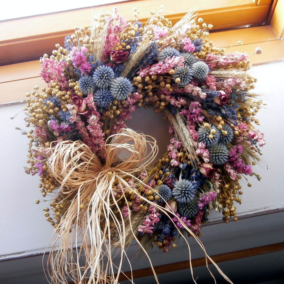 Věnec - Romantický v růžové