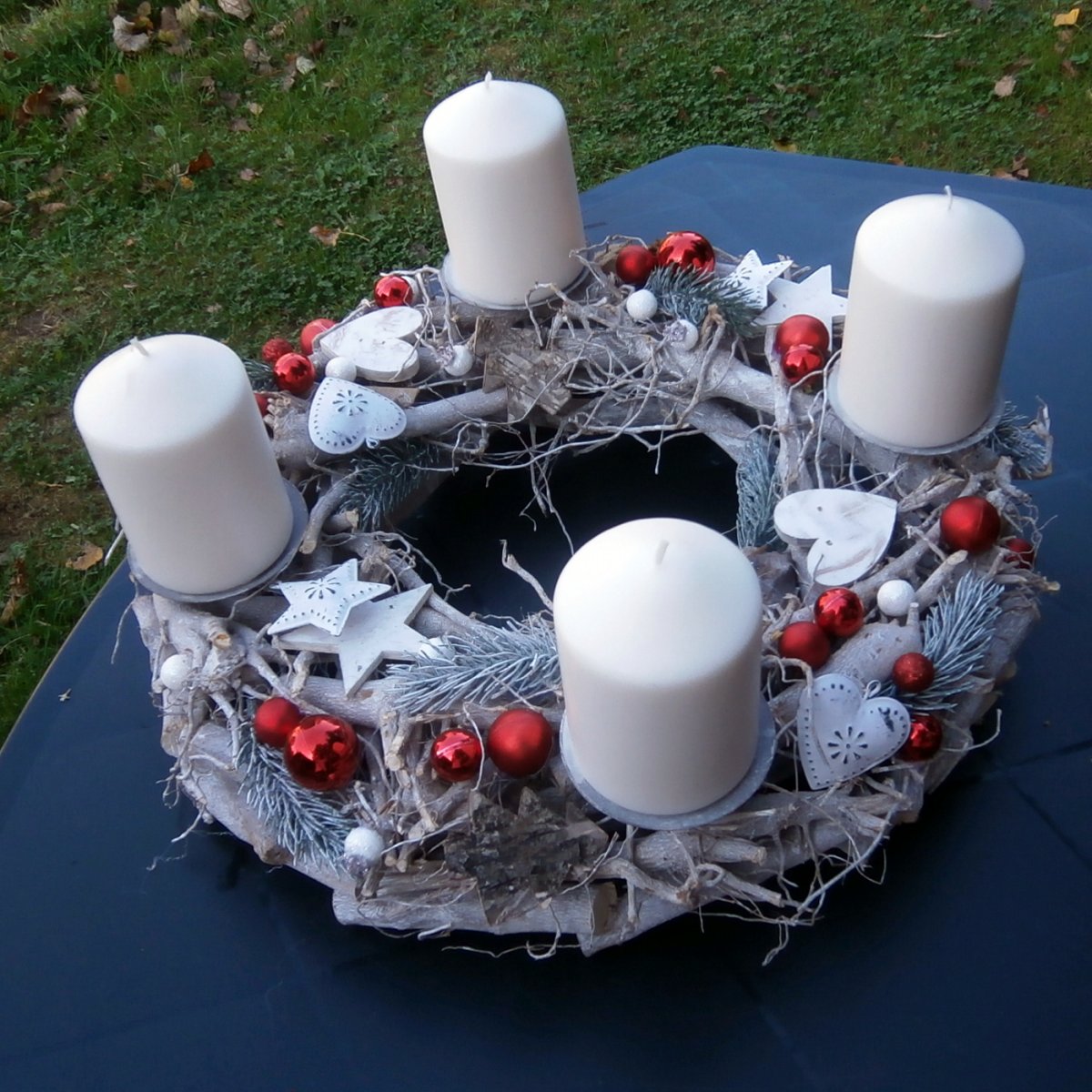 Věnec- Bílo-červený, velikánský...