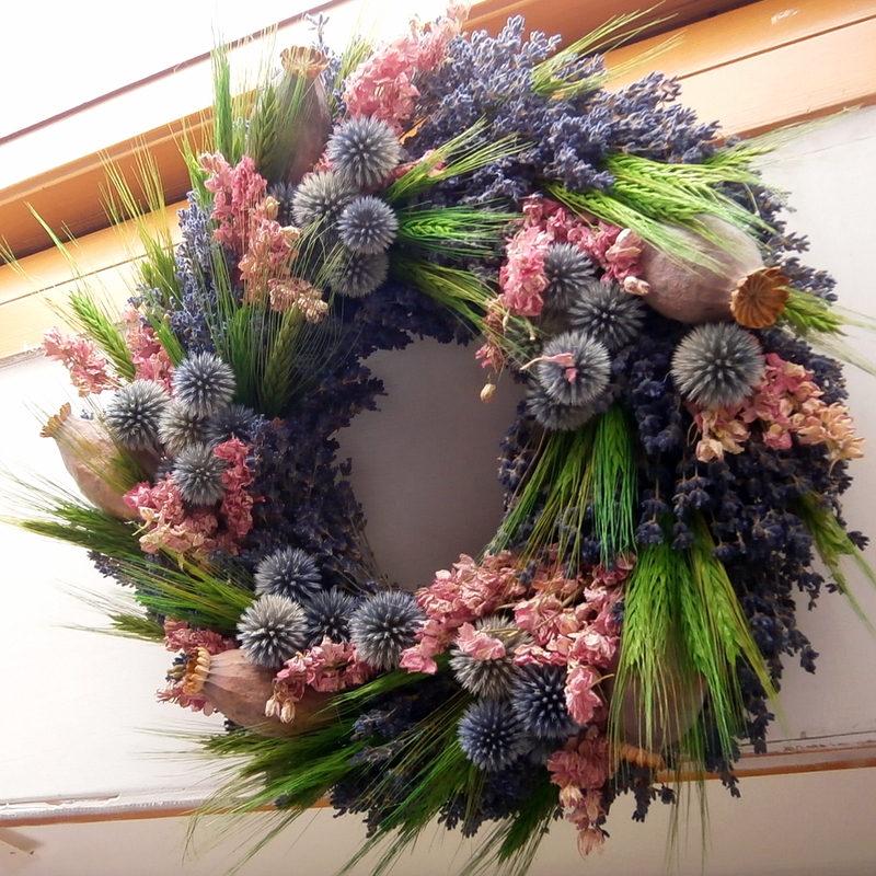 Levandule v zeleném