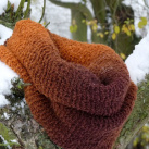 Nákrčník - alpaca v ombré stylu