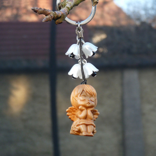 Přívěsek na klíče - andílek