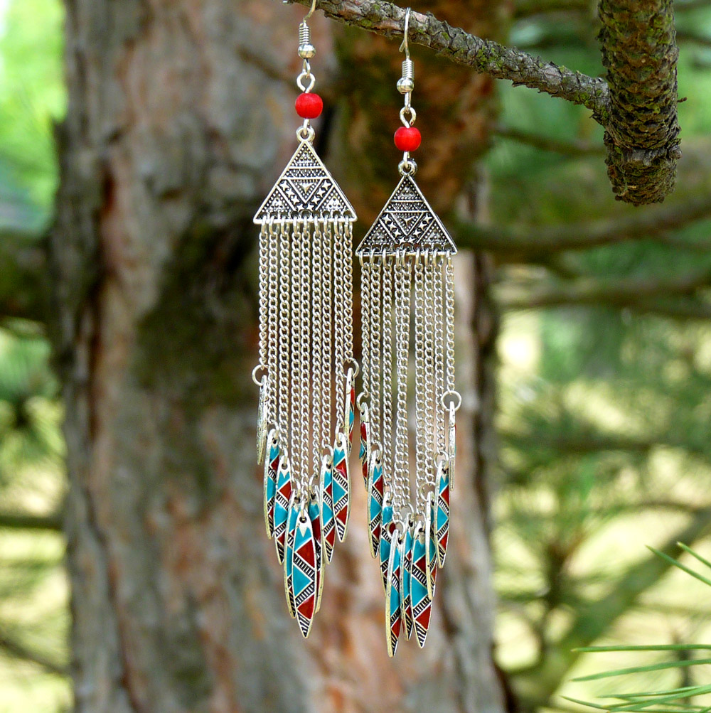 Náušnice - mexické ozvěny