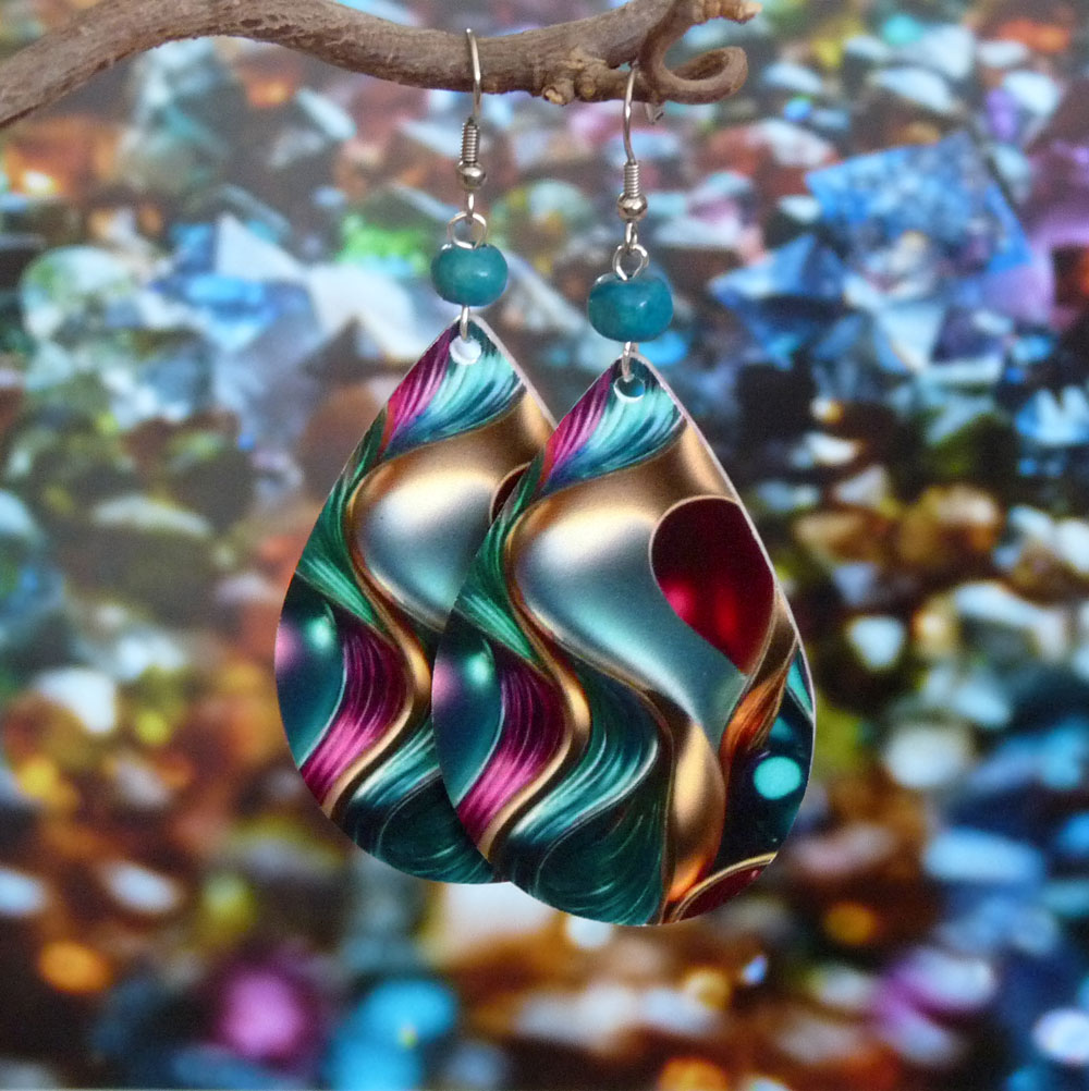 Náušnice - drahokamy