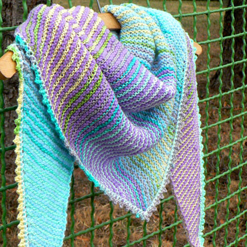 Monet (pletený šátek)