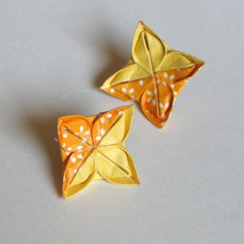 Už se rozednívá - origami náušnice