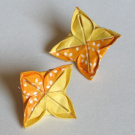 Už se rozednívá - origami náušnice