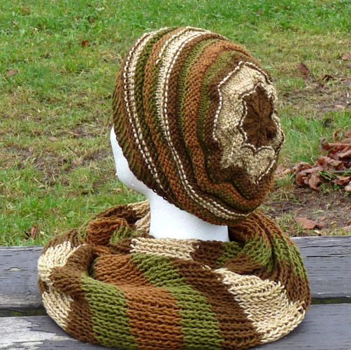 Čepice inspirovaná přírodou..