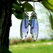 Náušnice - na křídlech motýlích