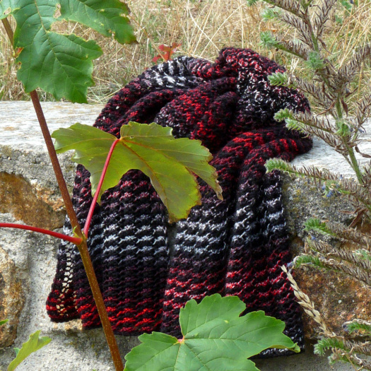 Dlouhá šála - magic (merino)