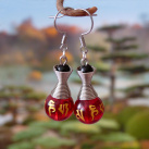 Náušnice - ohnivé mantry (chirurg.ocel)