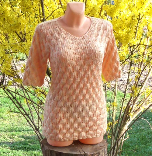 Halenka v barvě meruněk, vel.M-L