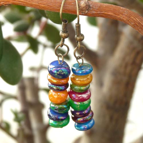 Náušnice z perleti