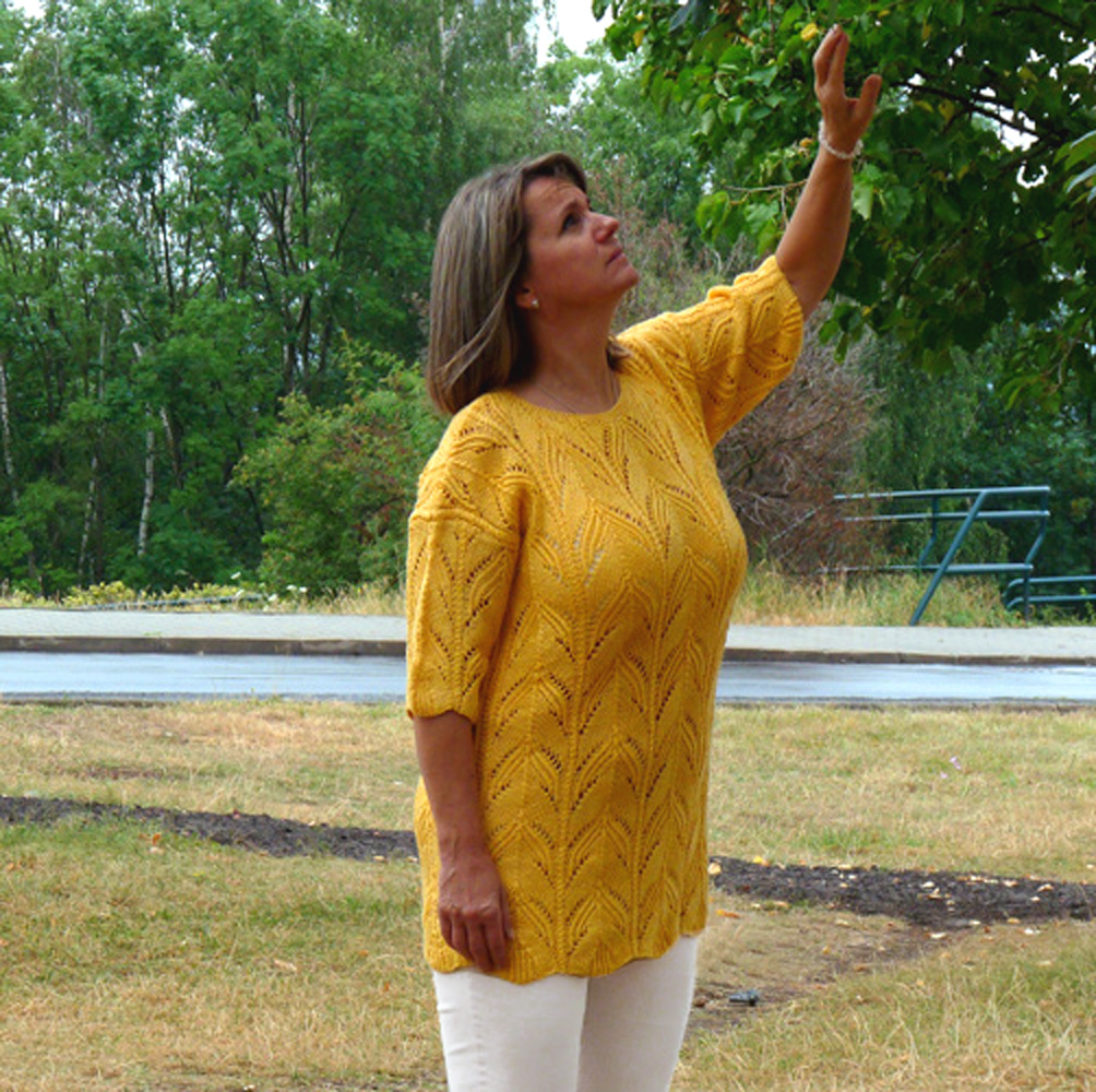 Tunika v barvách zlatého deště