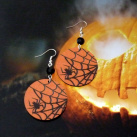 Náušnice - pavouk v síti