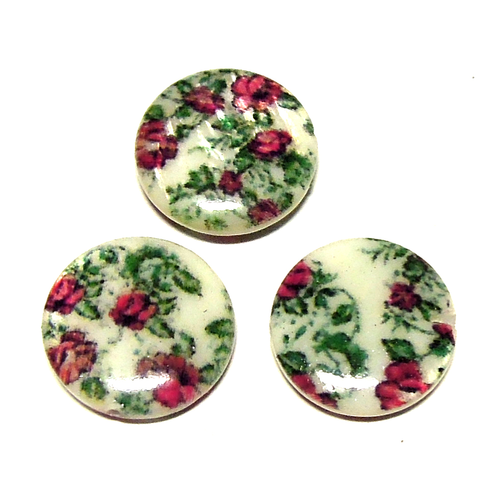 Malovaná perleť - 14 mm - 2 ks