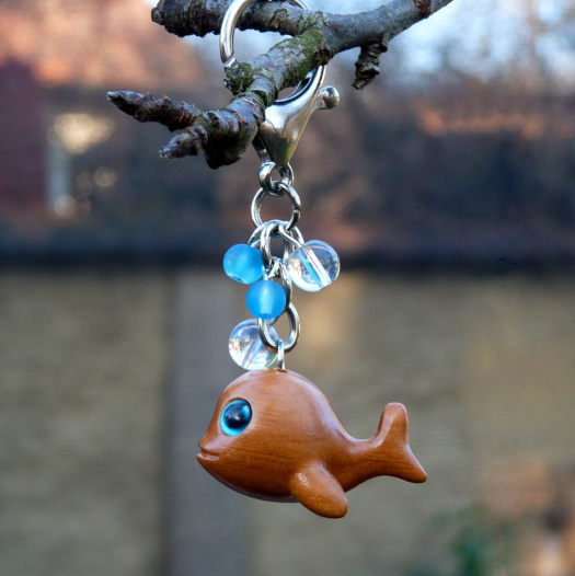 Přívěsek na klíče - velryba