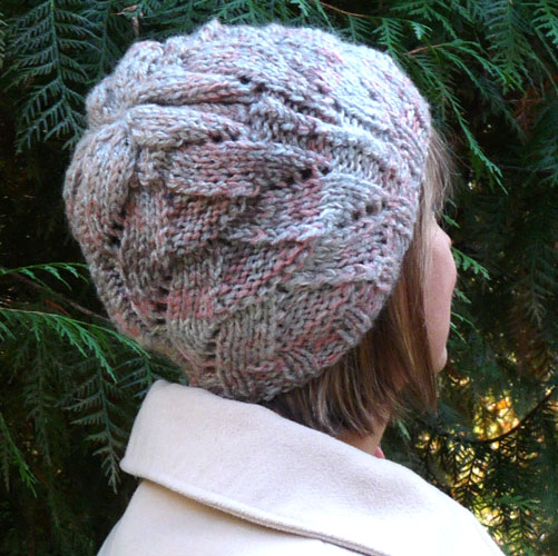 Vlněná čepice - zvlněná