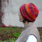 Pletená čepice - červený color