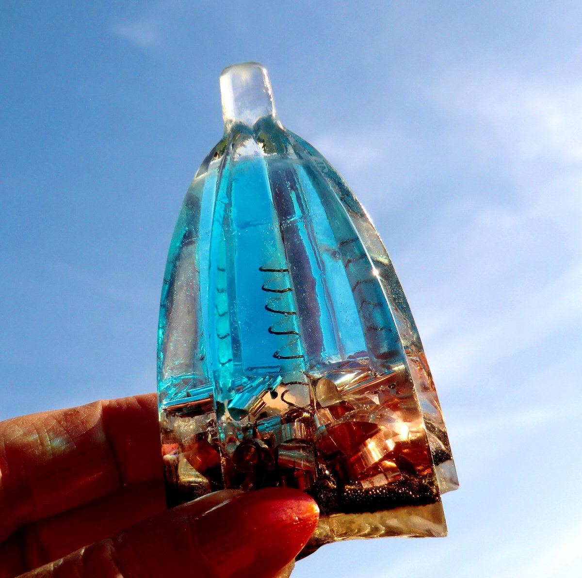 Orgonitová mohyla (2) s laser Křišťálem