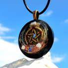  Granátový Pentagram (U1) Amuletový šperk / ochrana