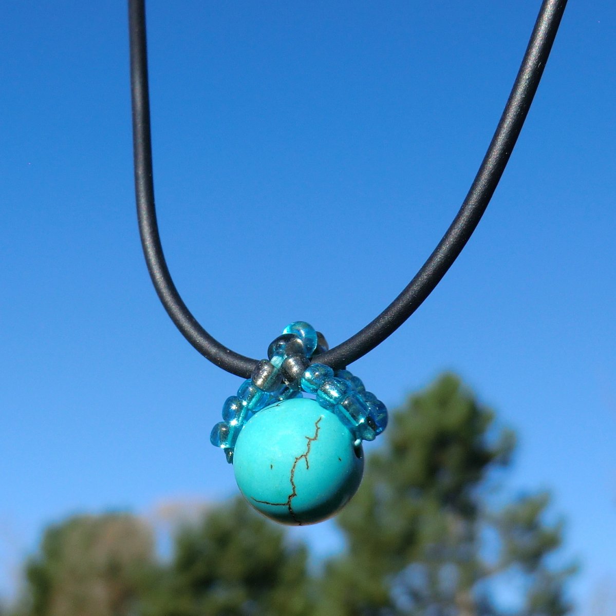 Tyrkys * Zdravá rovnováha * přívěsek