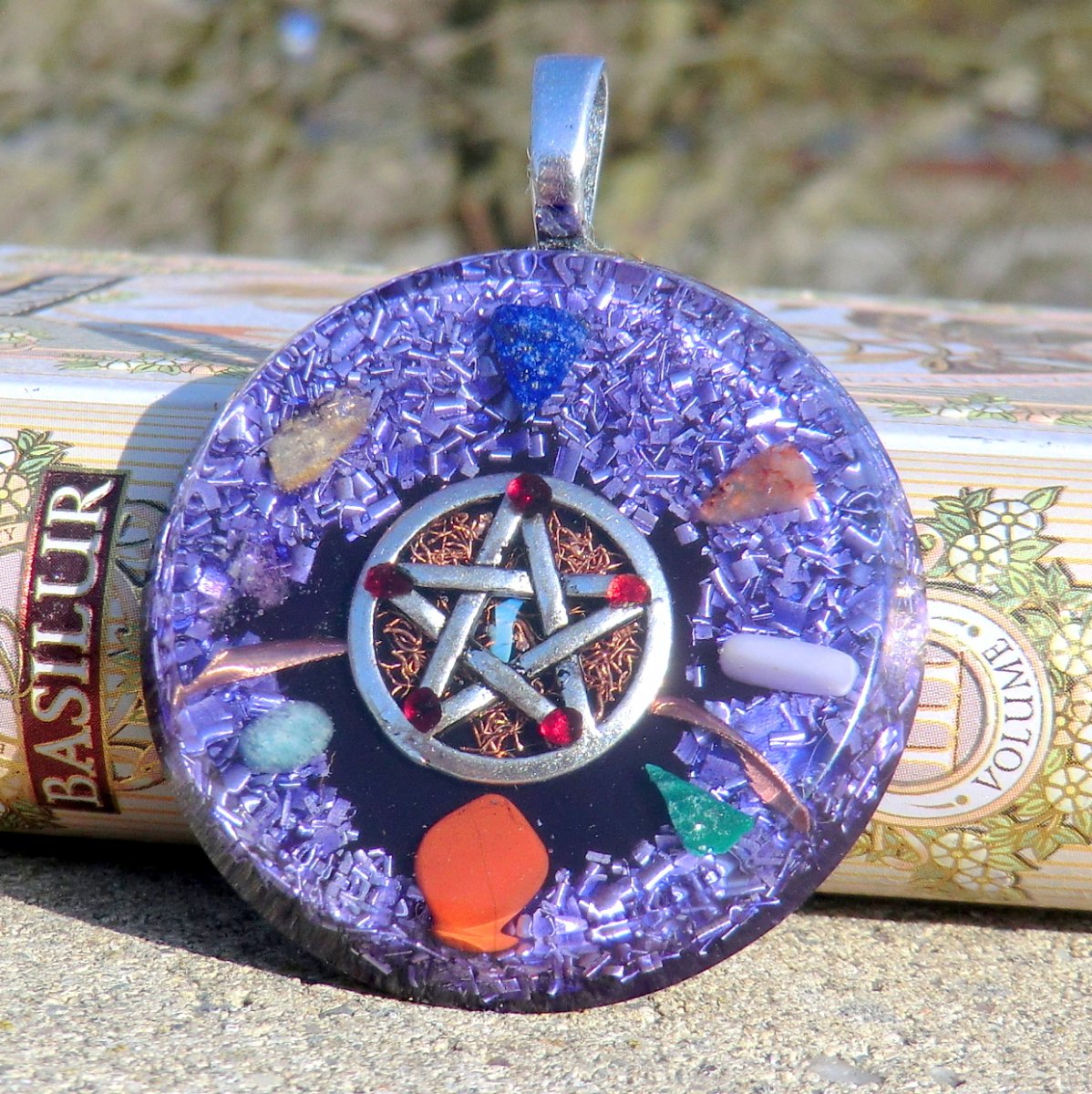 Čakrový Pentagram s granátky* (3) celková aktivace 