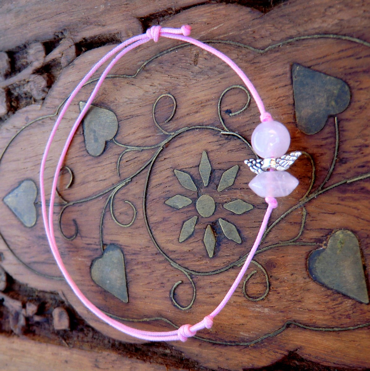 Andělský Růženín ♥ Náramek z Lásky