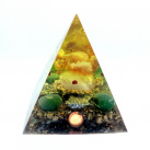 Orgonit pyramida 2 - Sluníčkový Citrín 5x5 cm